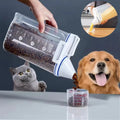 Trusty Paws Airtight Pet Food Container - 2kg, Sealed Lid, Scoop Included